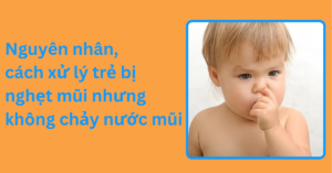 Nguyên nhân, cách xử lý trẻ bị nghẹt mũi nhưng không chảy nước mũi Nguyên nhân, cách xử lý trẻ bị nghẹt mũi nhưng không chảy nước mũi