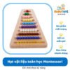 Hạt vật liệu toán học Montessori giúp bé phát triển trí thông minh dành cho trẻ từ 18 tháng trở lên 29.Hạt vật liệu toán học Montessori