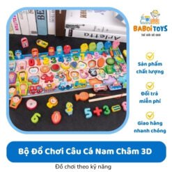 32.Bộ Đồ Chơi Câu Cá Nam Châm 3D