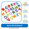 39.Bộ 26 chữ cái bằng gỗ