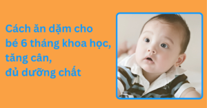 Cách ăn dặm cho bé 6 tháng khoa học, tăng cân, đủ dưỡng chất Cách ăn dặm cho bé 6 tháng khoa học, tăng cân, đủ dưỡng chất